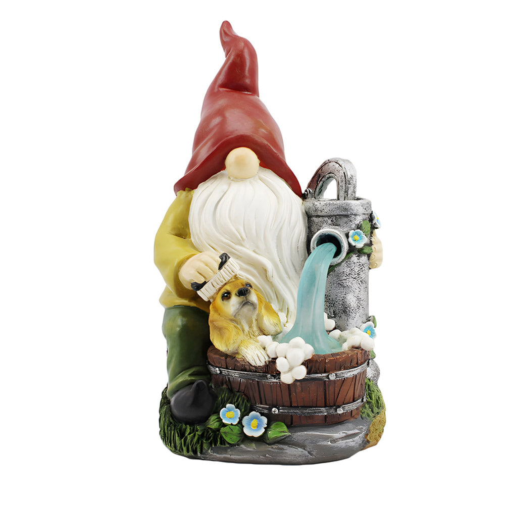 Solar Powered Outdoor LED Lighting Decorative Garden Gnome