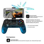 Solid Sustainable Black Bluetooth 2.4GHz Wireless Gamepad Controller Compatible With PC Smartphones Laptop