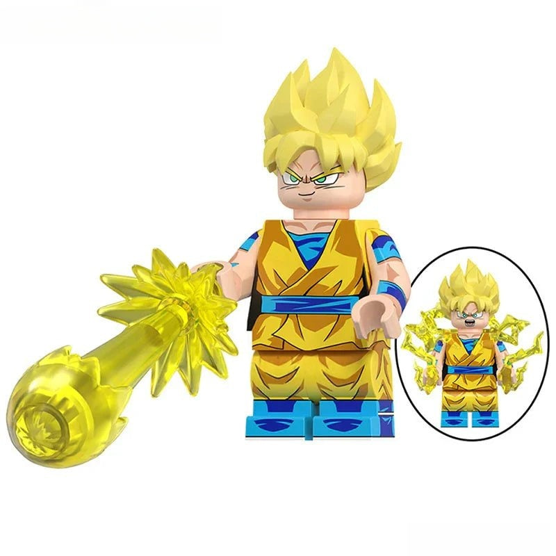 Son Goku Dragon Ball Z Super Lego Minifigures Best Custom Anime Toys G-12