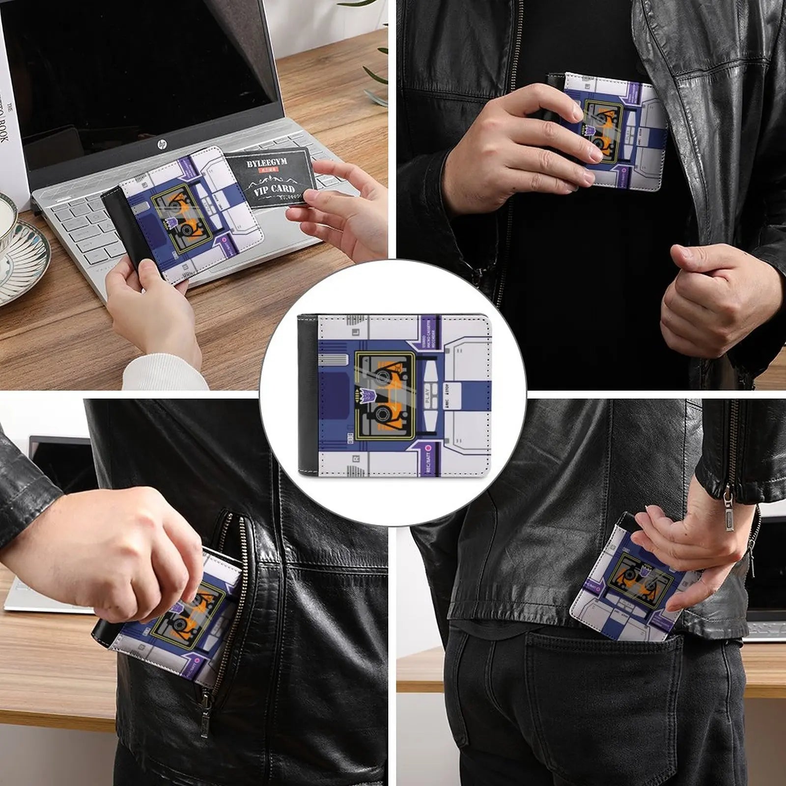 Soundwave Business Men Wallets Small Money Purses New Design Dollar Price Top Wallet Transform Autobot Decepticon Personalized