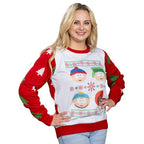 South Park Stan Kyle Cartman Kenny Faces Christmas Sweater