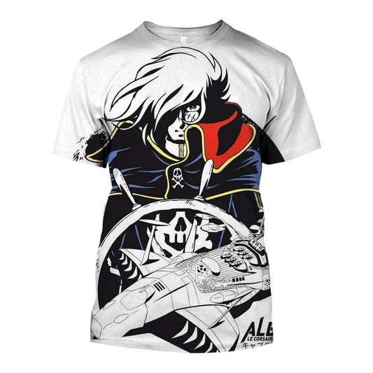 Space Pirate Captain Harlock Albator T-Shirts