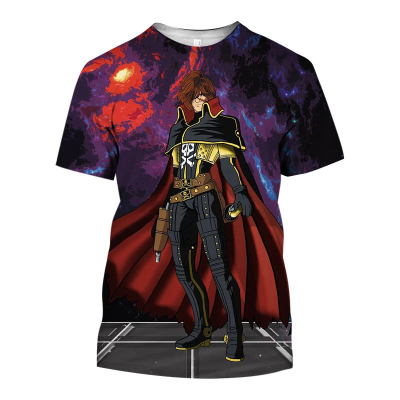 Space Pirate Captain Harlock Albator T-Shirts