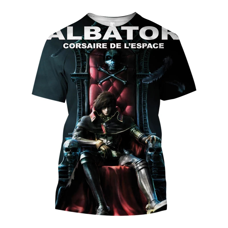 Space Pirate Captain Harlock Albator T-Shirts