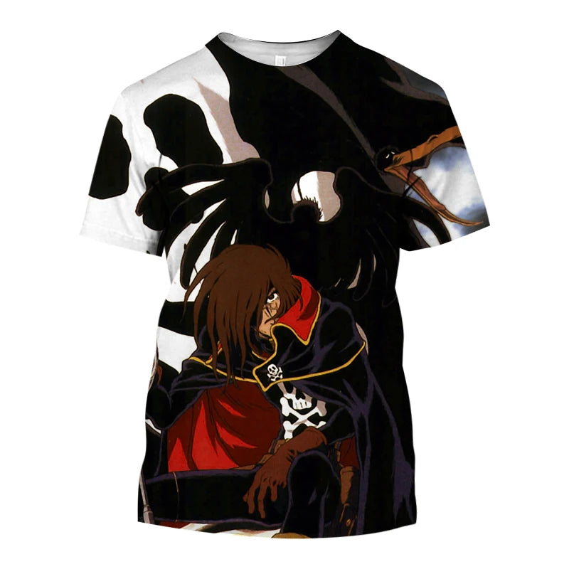 Space Pirate Captain Harlock Albator T-Shirts