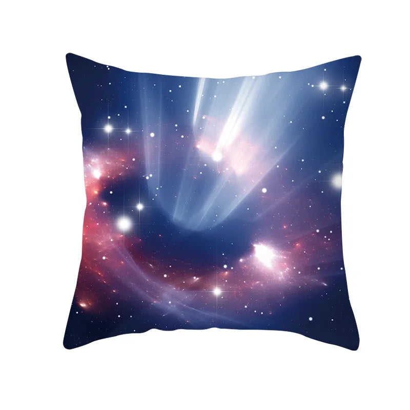 Space science fiction black hole pattern cushion cover for home living room sofa bedroom decorative pillowcase