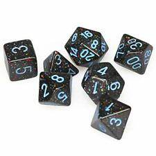 Speckled Polyhedral Blue Stars 7-Die Set - Role-Players