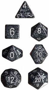 Speckled Polyhedral Ninja 7-Die Set - 