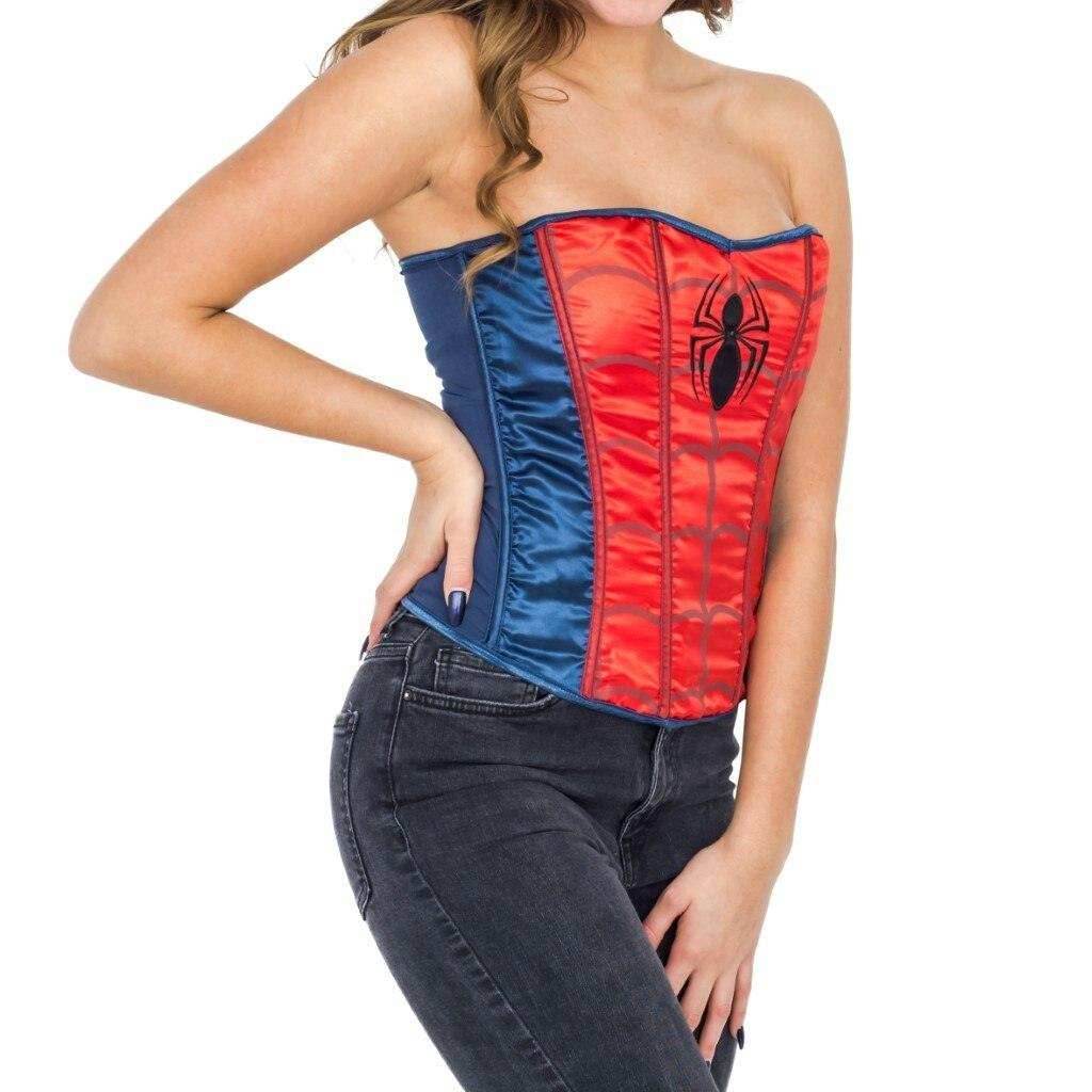 Spider Girl Strapless Sequin Corset - S/M