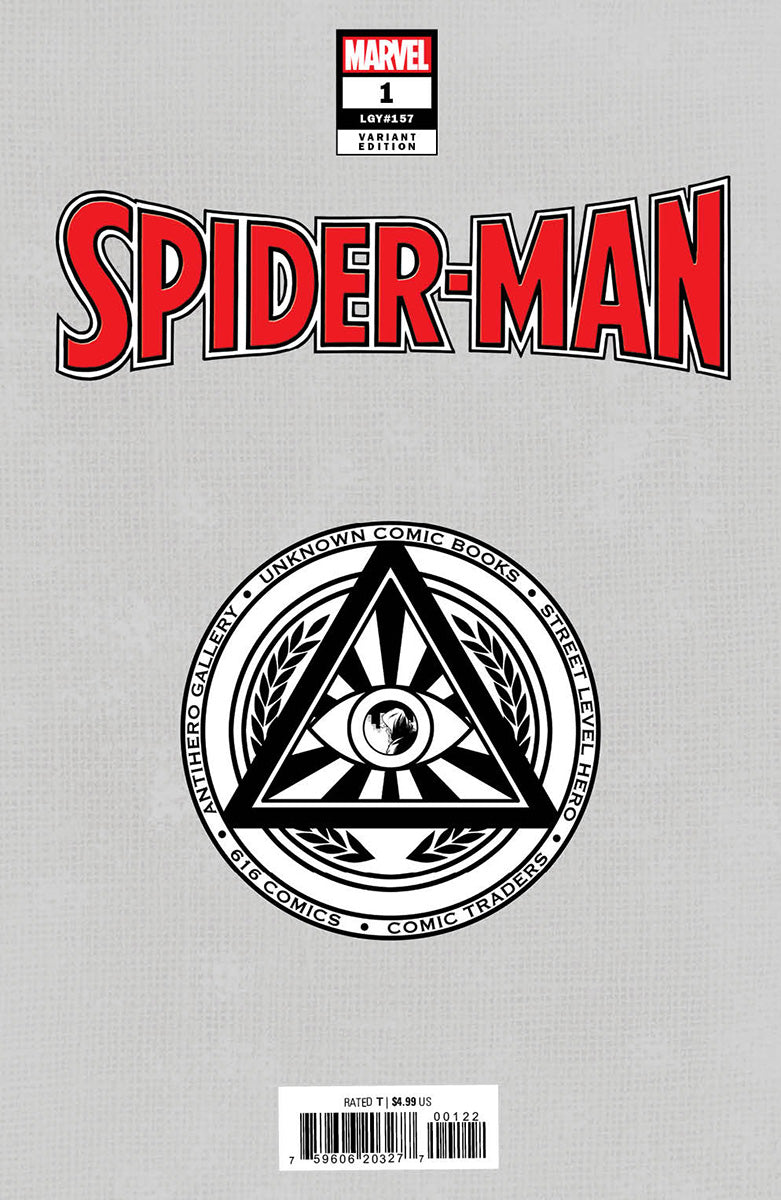 Spider-Man #1 Unknown Comics R1C0 Exclusive Var (10/05/2022)