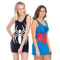 Spider-Man Costume Tunic Tank Dress - XS / Blue