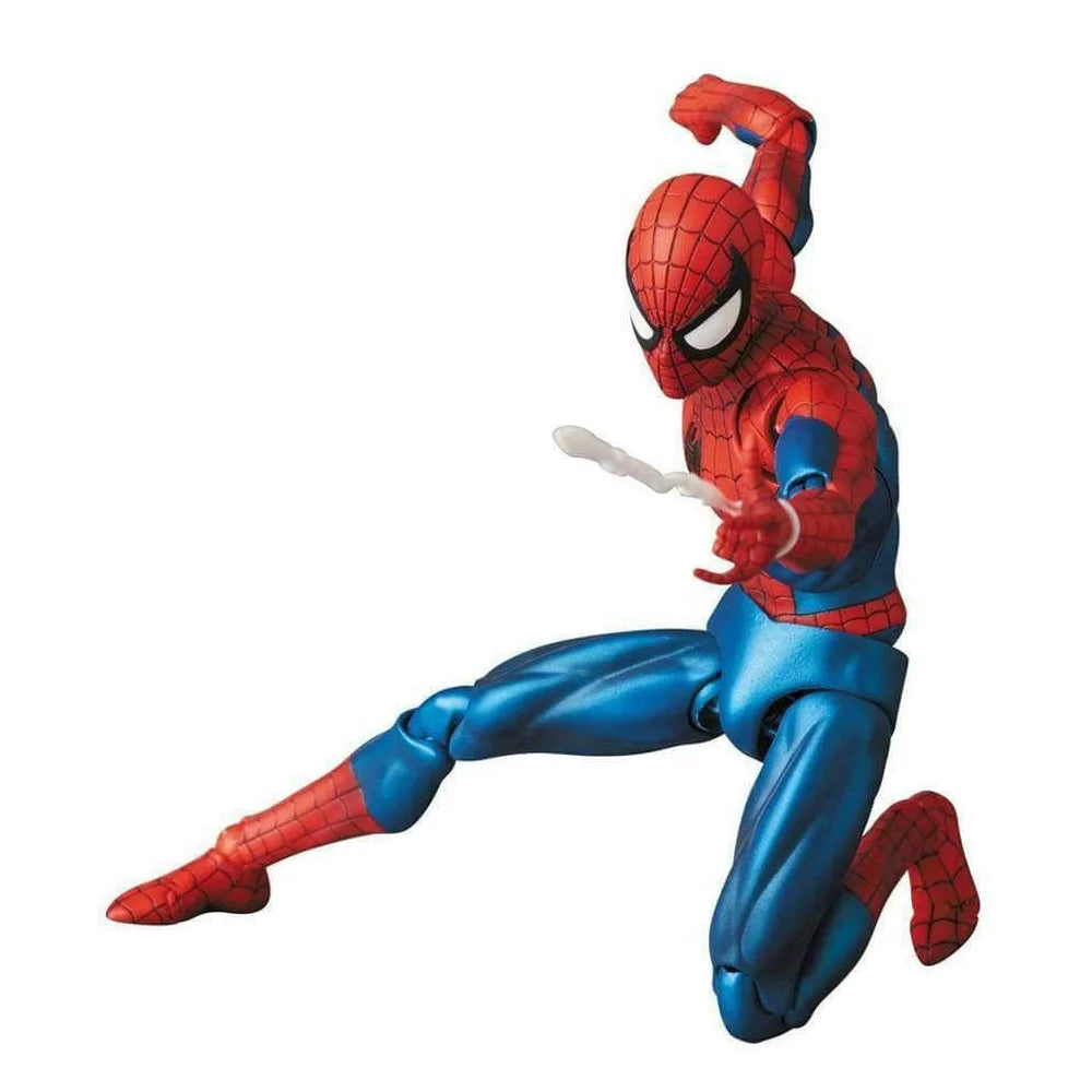 Spider Man Mafex 075 the Amazing SpiderMan Comic Ver Joints Movable Figure Model Toys 16cm