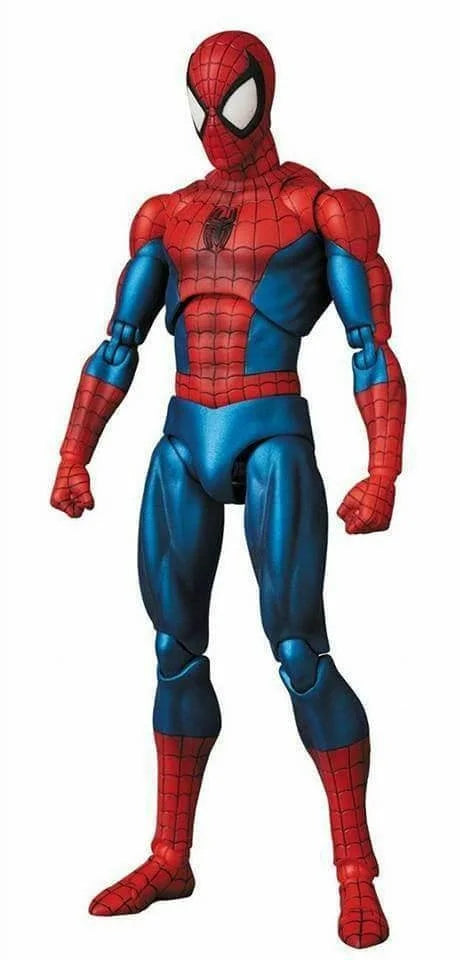 Spider Man Mafex 075 the Amazing SpiderMan Comic Ver Joints Movable Figure Model Toys 16cm