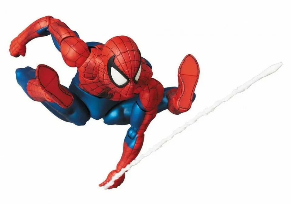 Spider Man Mafex 075 the Amazing SpiderMan Comic Ver Joints Movable Figure Model Toys 16cm