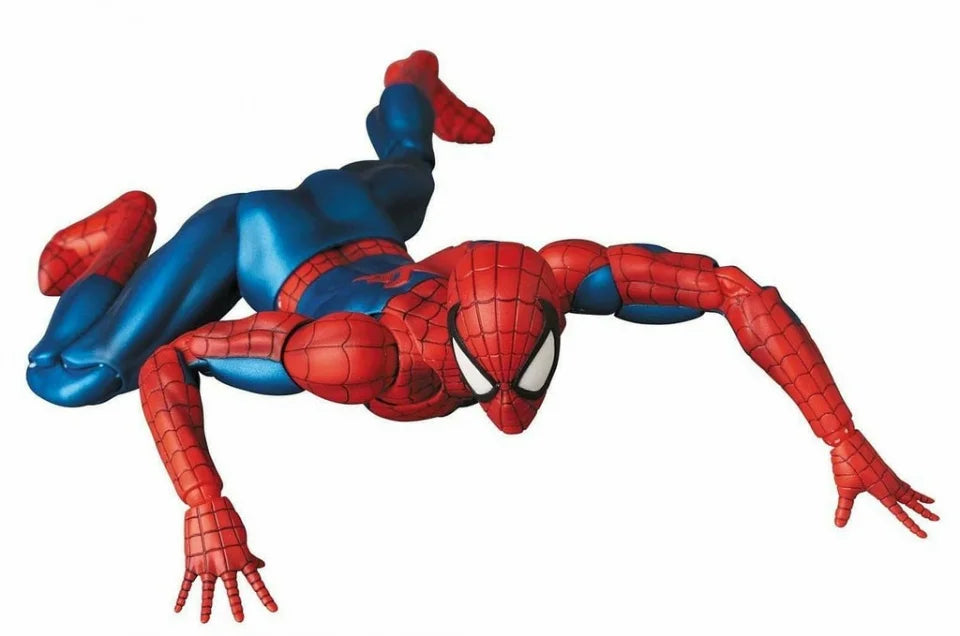 Spider Man Mafex 075 the Amazing SpiderMan Comic Ver Joints Movable Figure Model Toys 16cm