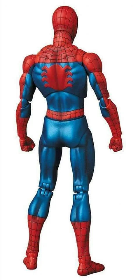 Spider Man Mafex 075 the Amazing SpiderMan Comic Ver Joints Movable Figure Model Toys 16cm