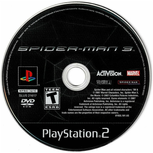 Spiderman 3 - PlayStation 2 (LOOSE)