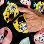 Spongebob Ornaments Balls Black Lounge Pants