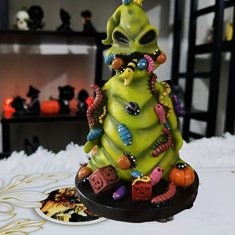 Spook Up Your Home Garden with This 1pc Halloween Resin Statue Ornament!