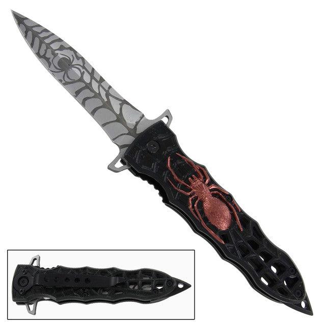 Spring Assisted Deadly Recluse Pocket knife