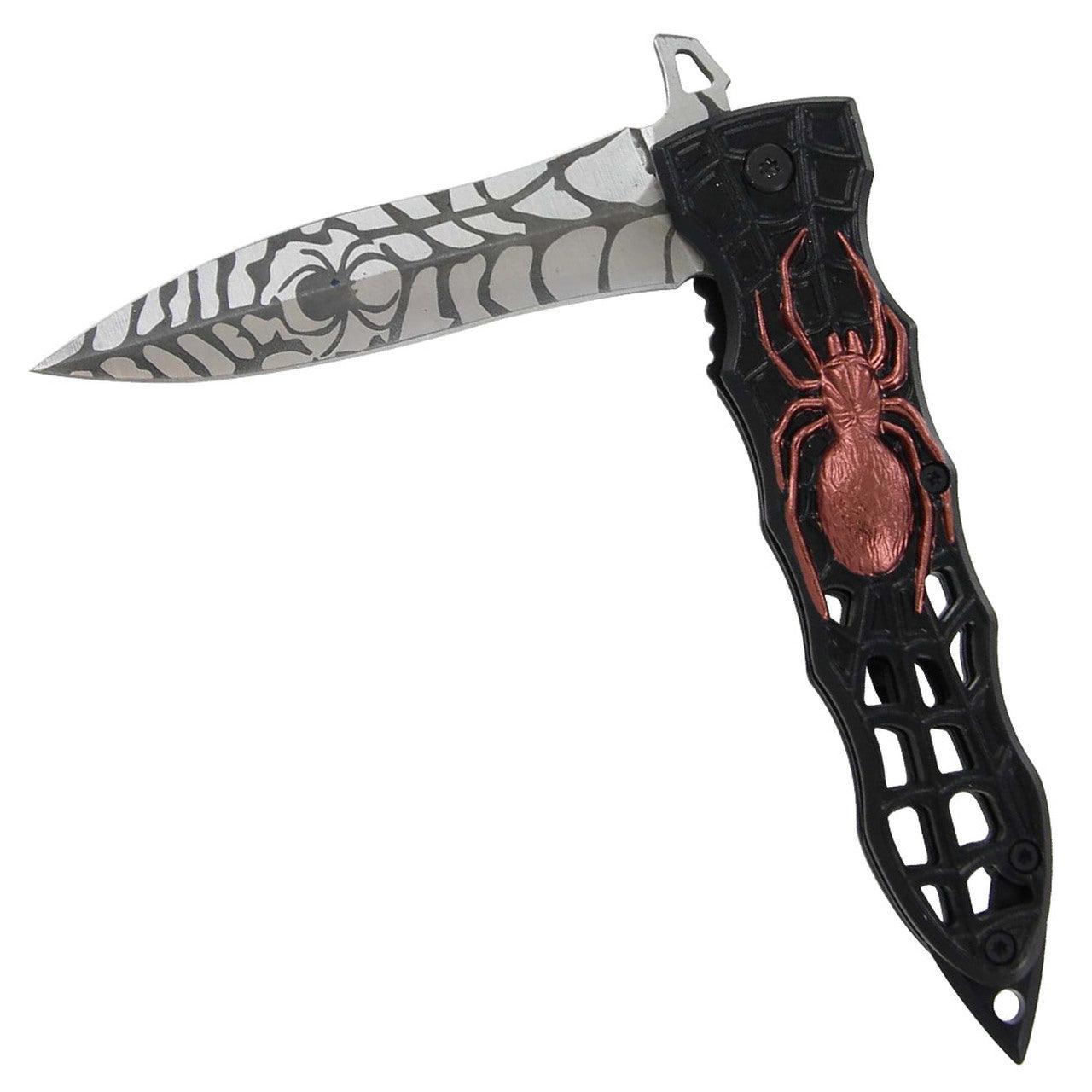 Spring Assisted Deadly Recluse Pocket knife