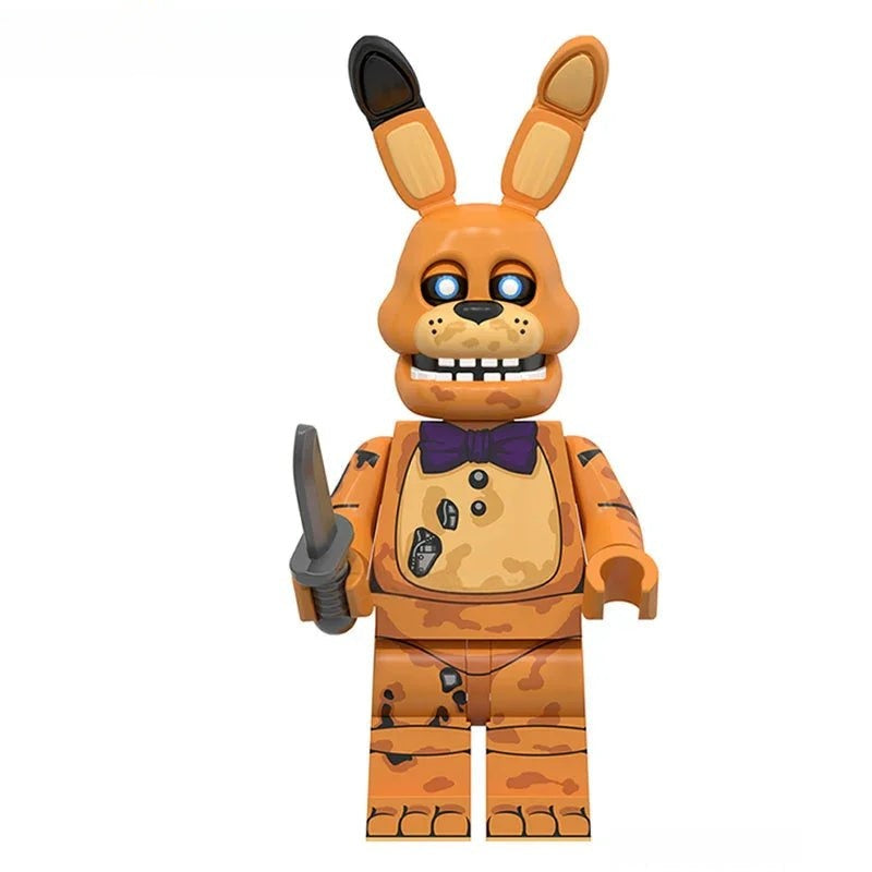 Spring Bonnie Five Nights At Freddys Movie Lego Minifigures custom toys