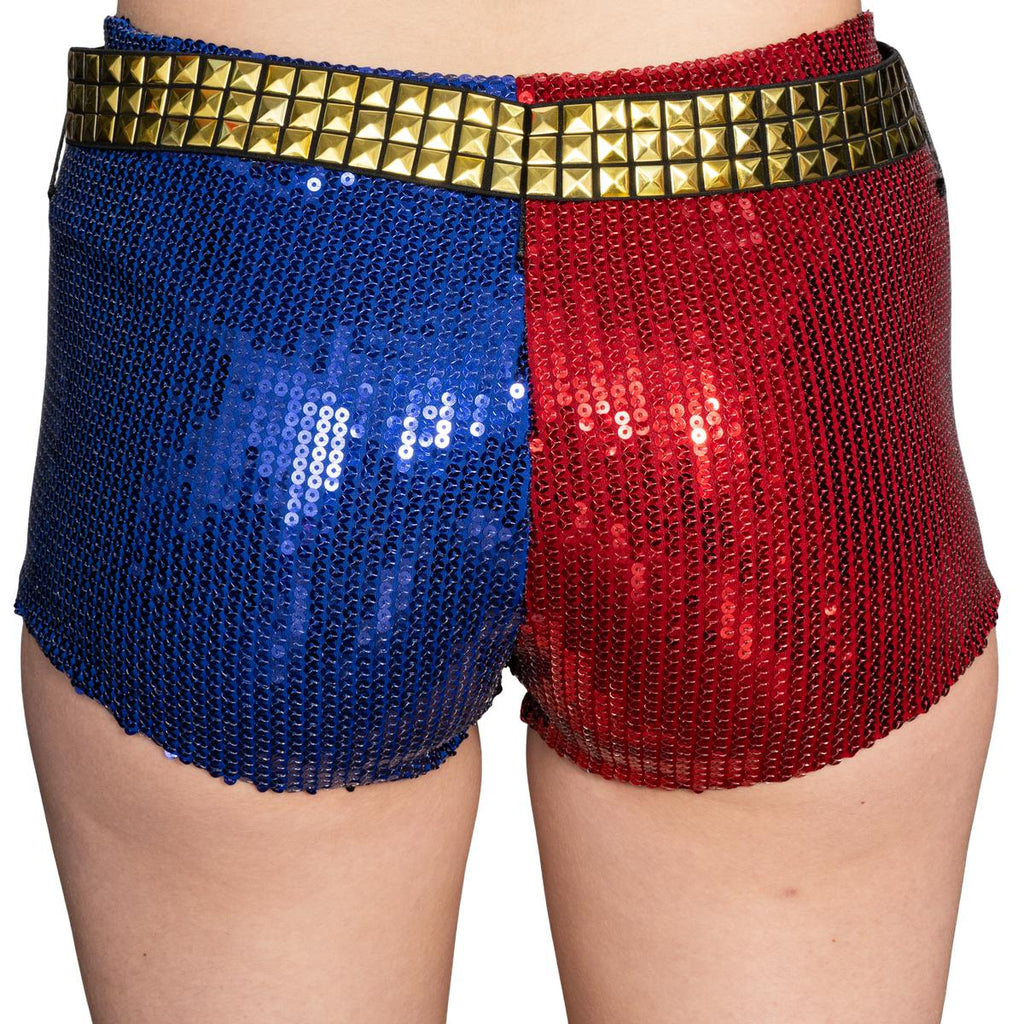 SS Movie Replica Harley Quinn Halloween Cosplay Costume Shorts with Belt