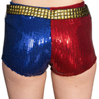 SS Movie Replica Harley Quinn Halloween Cosplay Costume Shorts with Belt