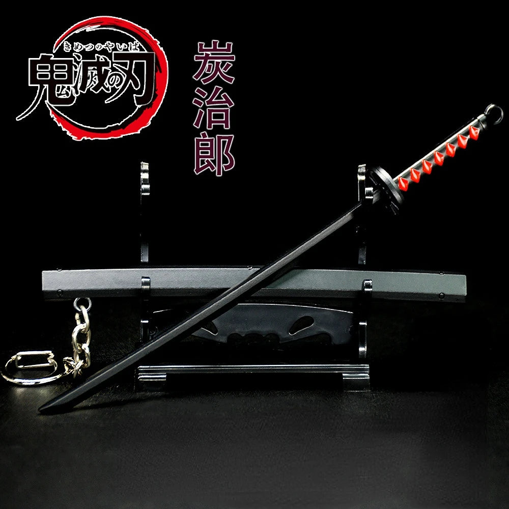 Stand not included New The Blade of the Ghost 17cm Mini Katana Keychains key chains evil eye anime keychain key chain cute keychain