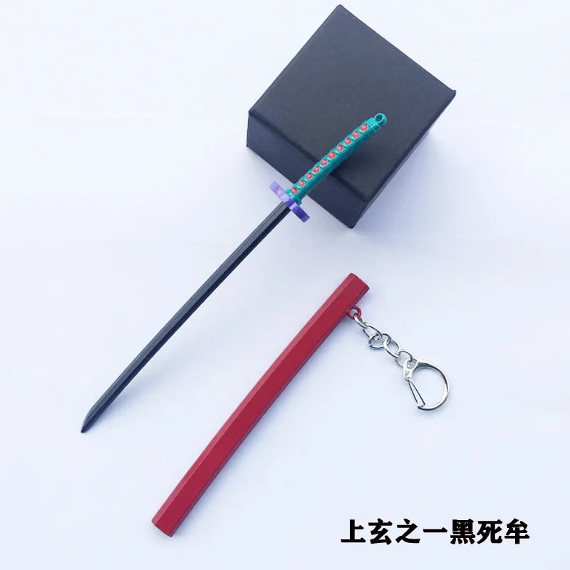 Stand not included New The Blade of the Ghost 17cm Mini Katana Keychains key chains evil eye anime keychain key chain cute keychain