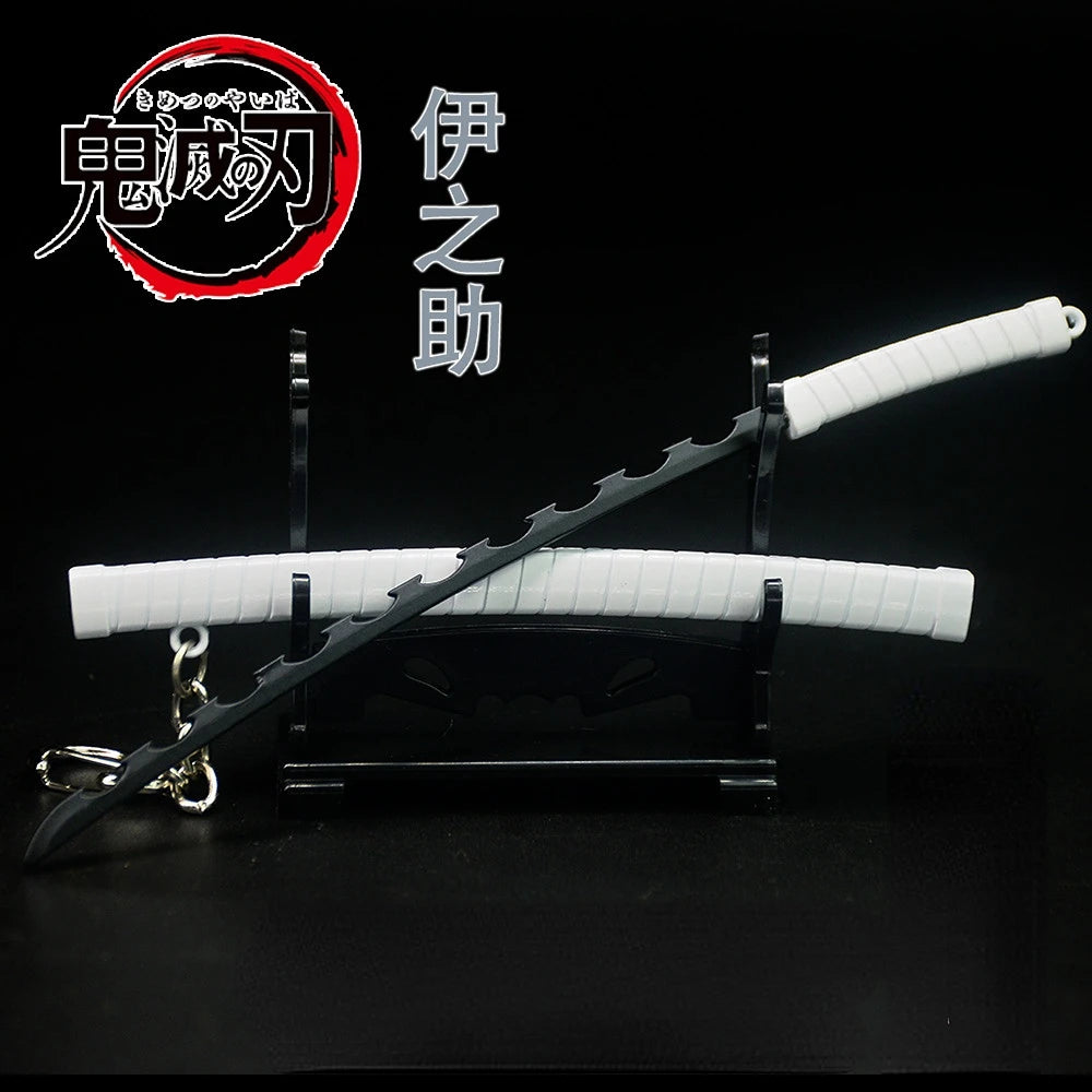 Stand not included New The Blade of the Ghost 17cm Mini Katana Keychains key chains evil eye anime keychain key chain cute keychain