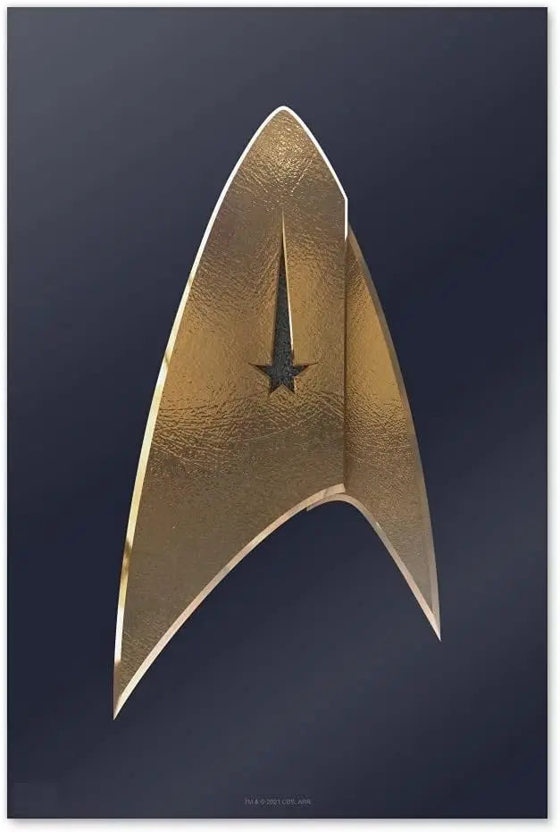 Star Trek Discovery Delta Shield Poster  Wall Art Decor Home Decoration Paper Print