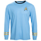 Star Trek Long Sleeve Halloween Costume T-shirt - Commander, Medical Sciences and Engineering