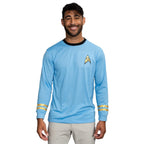 Star Trek Long Sleeve Halloween Costume T-shirt - Commander, Medical Sciences and Engineering