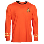 Star Trek Long Sleeve Halloween Costume T-shirt - Commander, Medical Sciences and Engineering