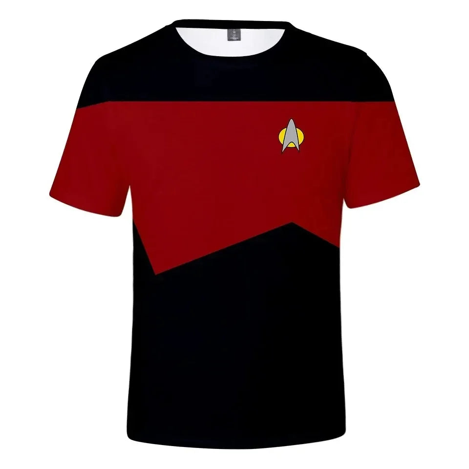 Star Trek Shirts, Sci-fi T-shirts, Unisex Streetwear, Kids RPG Tops, Summer, Men and Women Comfortable Cool Summer New