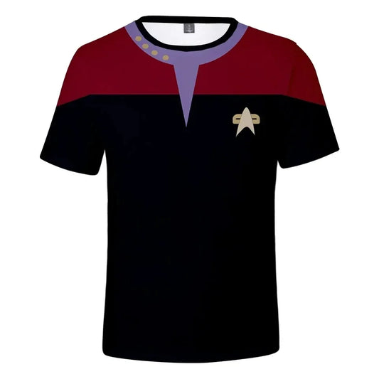 Star Trek Shirts, Sci-fi T-shirts, Unisex Streetwear, Kids RPG Tops, Summer, Men and Women Comfortable Cool Summer New