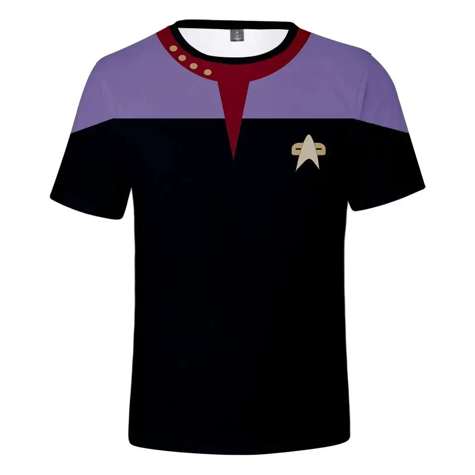 Star Trek Shirts, Sci-fi T-shirts, Unisex Streetwear, Kids RPG Tops, Summer, Men and Women Comfortable Cool Summer New