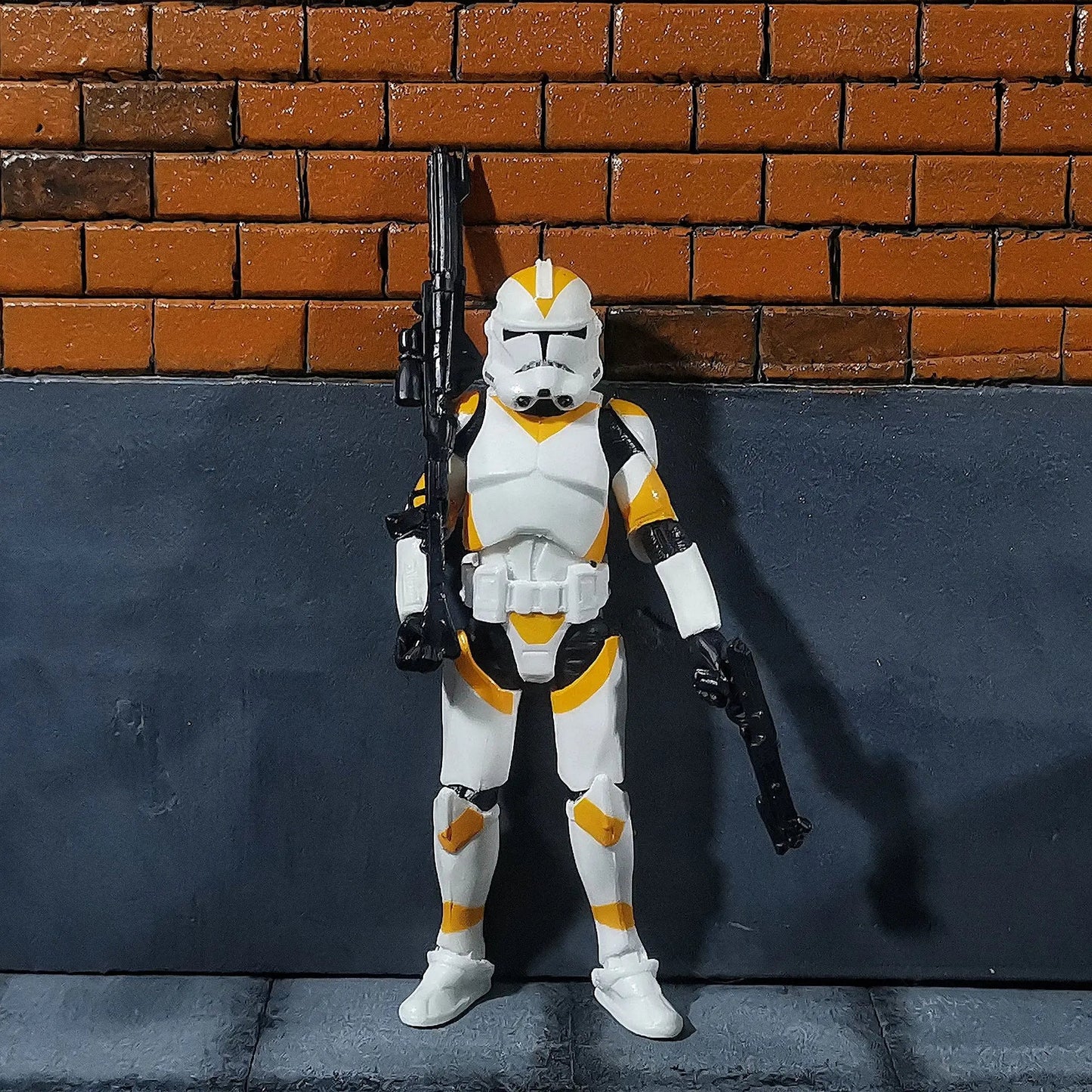 Star Wars 3.75 Inch  Clone Trooper 1/18 501st 104th Wolffepack  212th Cody Action Figure  Hardcase REX Toys Model Loose