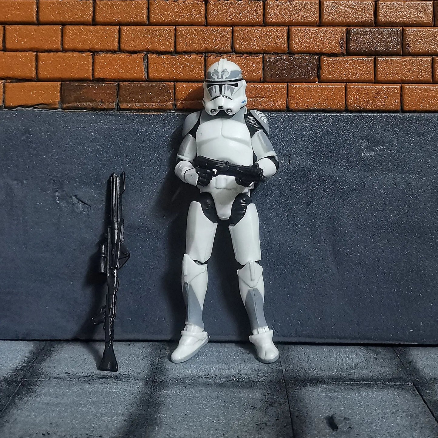 Star Wars 3.75 Inch  Clone Trooper 1/18 501st 104th Wolffepack  212th Cody Action Figure  Hardcase REX Toys Model Loose