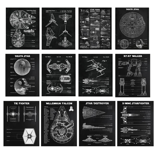 Star Wars Air Vehicle Patent poster 15x21cm-30x42cm