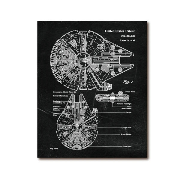 Star Wars Air Vehicle Patent Poster  40x50cm-60x90cm