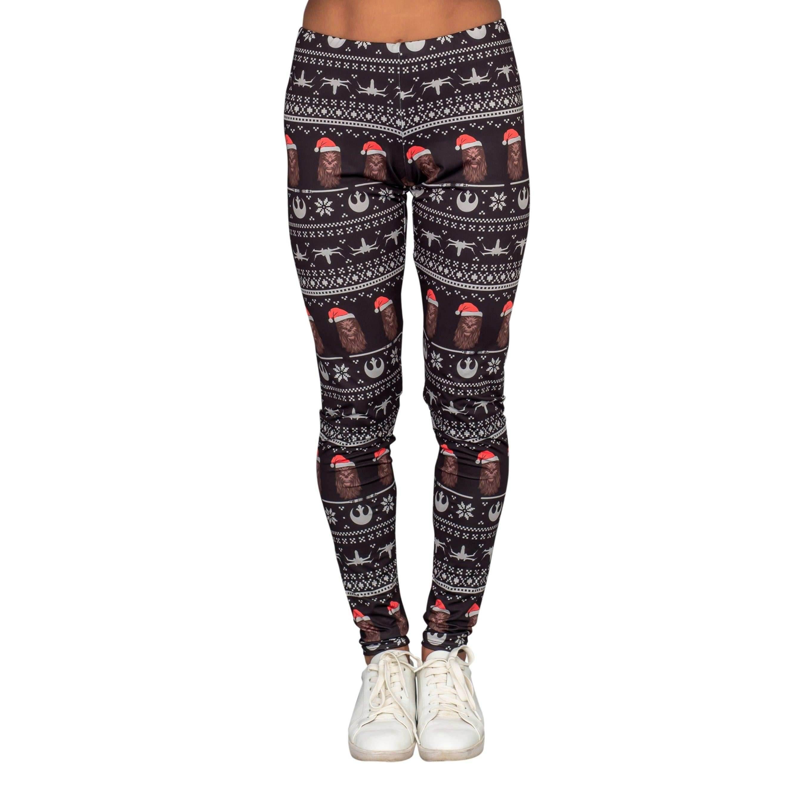 Star Wars Chewbacca Santa Hat Women's Leggings - XL