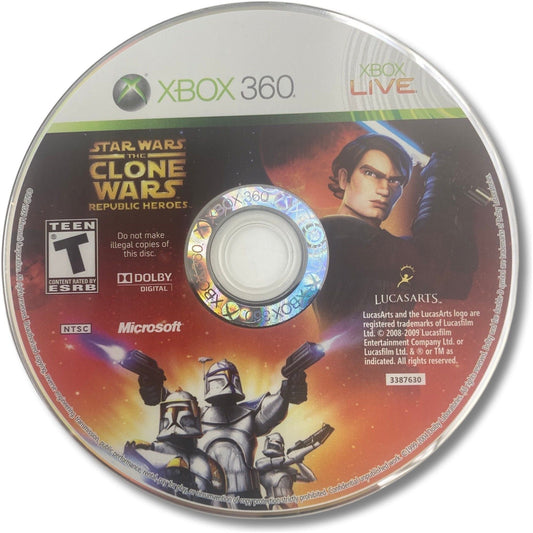 Star Wars Clone Wars: Republic Heroes (Disc Only) - Xbox 360