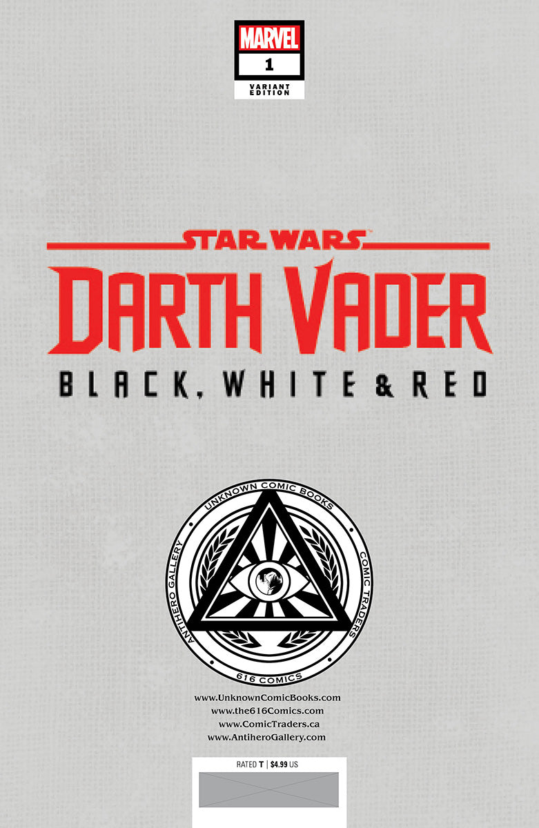 Star Wars: Darth Vader - Black, White & Red #1 Unknown Comics Kaare Andrews Exclusive Virgin Var (04/26/2023)