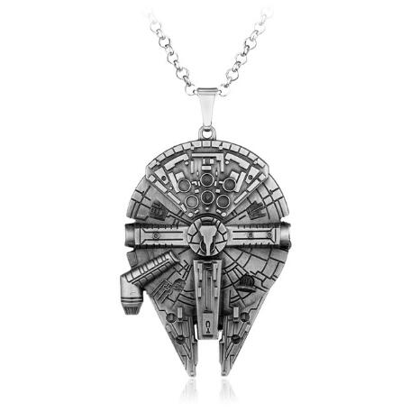 Star Wars Destroyer Ship Model Metal Necklace