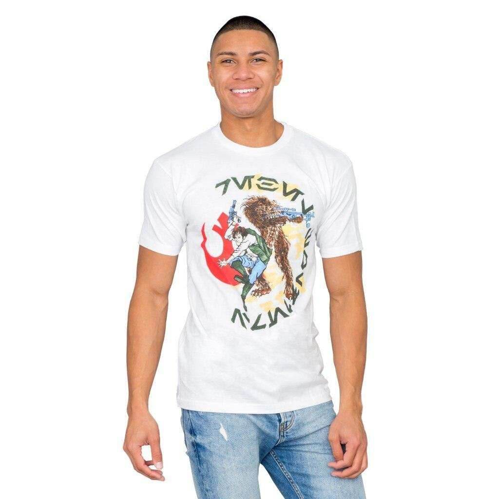 Star Wars Japan Chewey Chewbacca Fighting T-Shirt - S