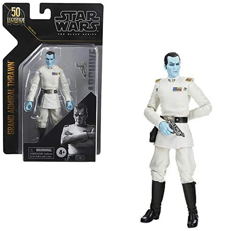 Star Wars The Black Series Archive Grand Admiral Thrawn Toy 6-Inch-Scale Rebels Collectible Figure Toys for Kids