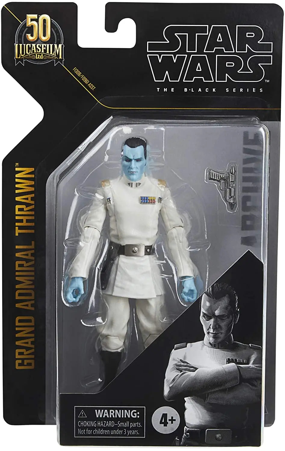 Star Wars The Black Series Archive Grand Admiral Thrawn Toy 6-Inch-Scale Rebels Collectible Figure Toys for Kids