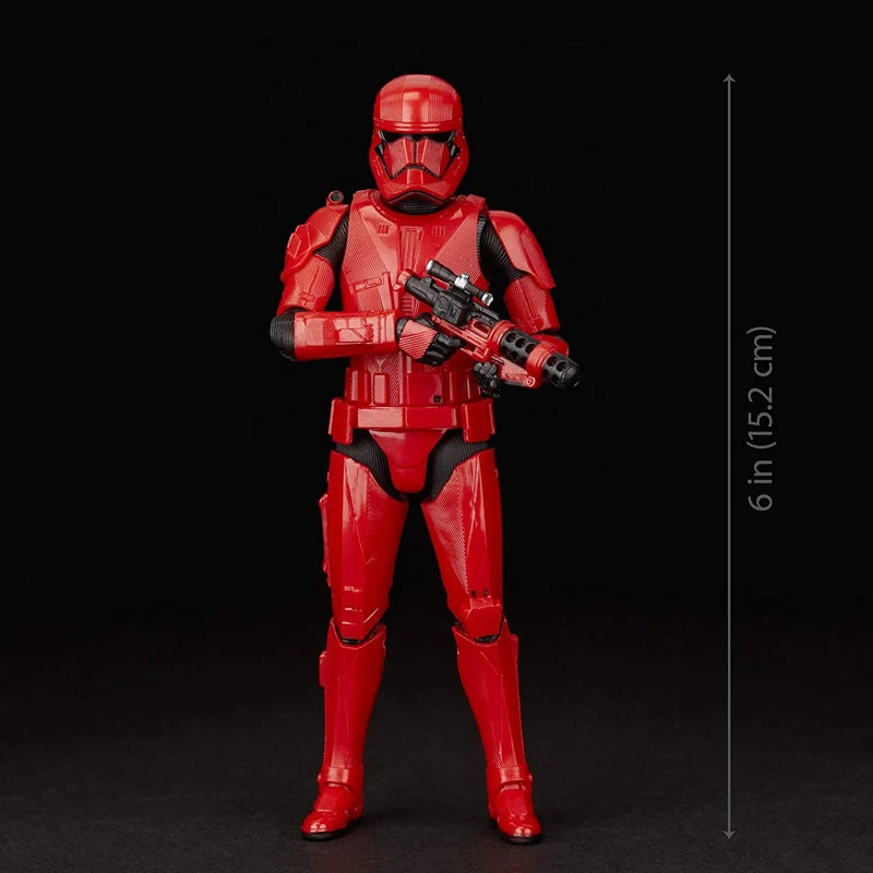 Star Wars The Black Series Sith Trooper Toy 6" Scale The Rise of Skywalker Collectible Action Figure for Kids